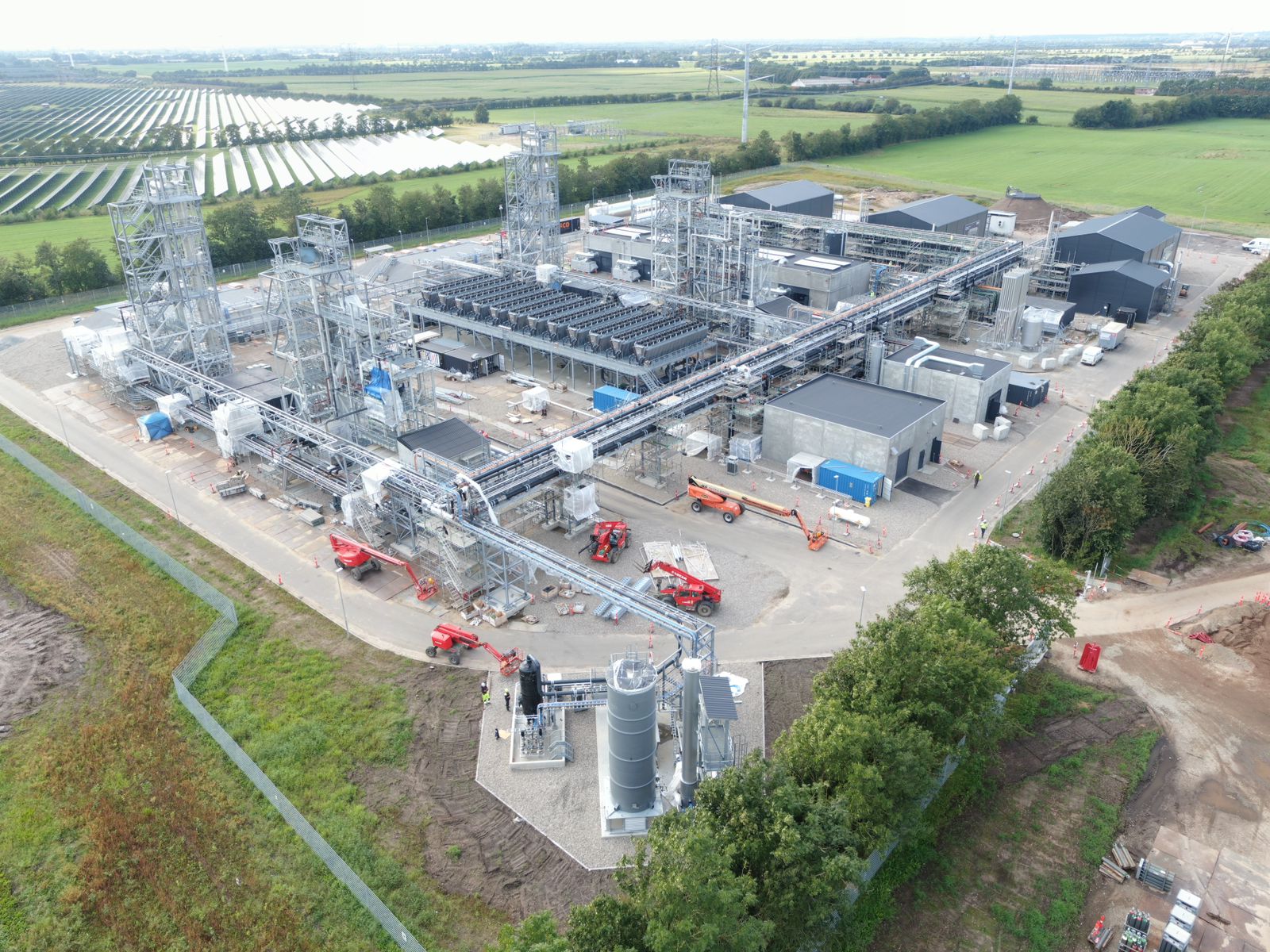 Planta industrial de biometanol